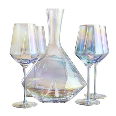 गुणवत्ता Hand Blown Crystal Wine Glass Set फैक्टरी