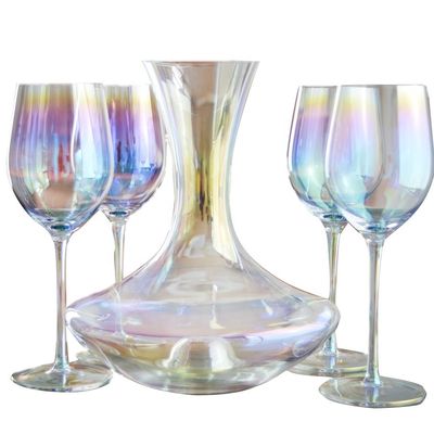 गुणवत्ता Hand Blown Crystal Wine Glass Set फैक्टरी