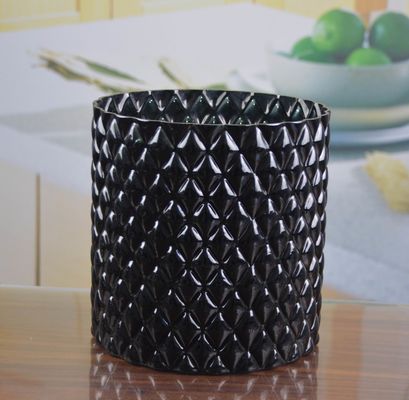 गुणवत्ता Emobossed Decorative Glass Vase फैक्टरी