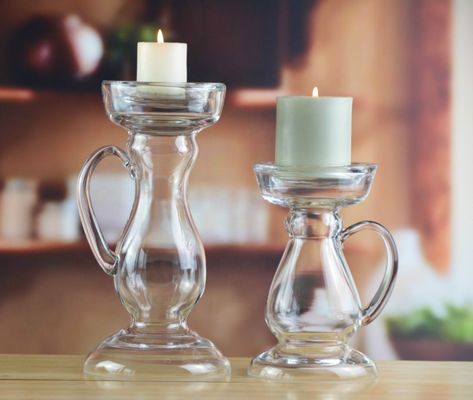 गुणवत्ता New Design Hand Blown Decorative Glass Vase With Handle फैक्टरी