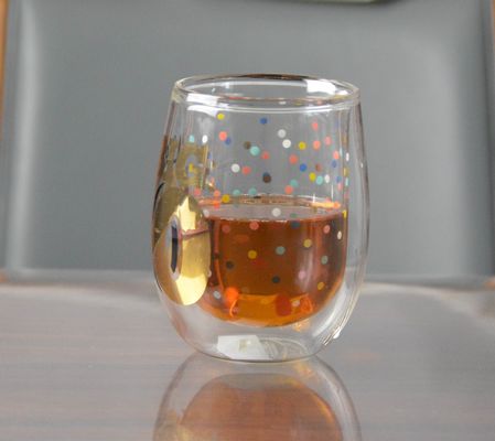 गुणवत्ता High Borosilicate Double Wall Handmade Whiskey Glass फैक्टरी