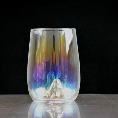 गुणवत्ता 14 Oz Whiskey Glasses With Creative Ice Montain Bottom फैक्टरी