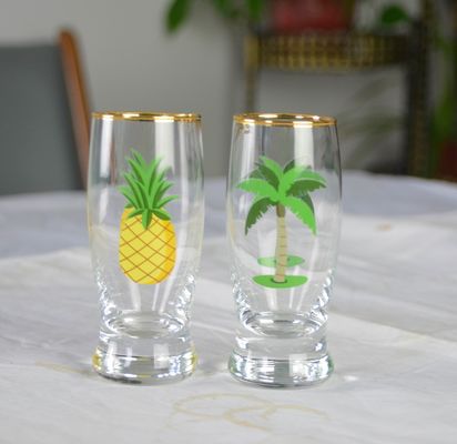 गुणवत्ता Color Decal Printed Unique Shot Glasses फैक्टरी