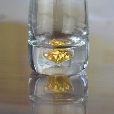 गुणवत्ता Gold Foil Bottom Shot Glass Set फैक्टरी