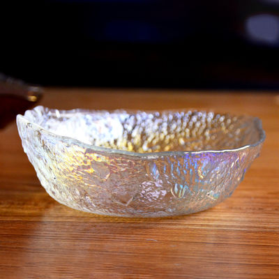 गुणवत्ता Irregular shaped Colored Creative Glass Charger Plates फैक्टरी