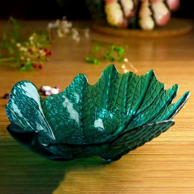 गुणवत्ता Maple Leaf Unique Decorative Charger Plates For Snack फैक्टरी