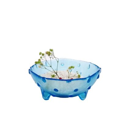 गुणवत्ता Unique 3 Feet Glass Charger Plates For Fruit And Dessert फैक्टरी