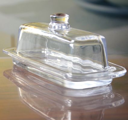 गुणवत्ता Rectangle Cake Glass Charger Plates With Cover फैक्टरी