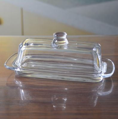 गुणवत्ता Rectangle Cake Glass Charger Plates With Cover फैक्टरी