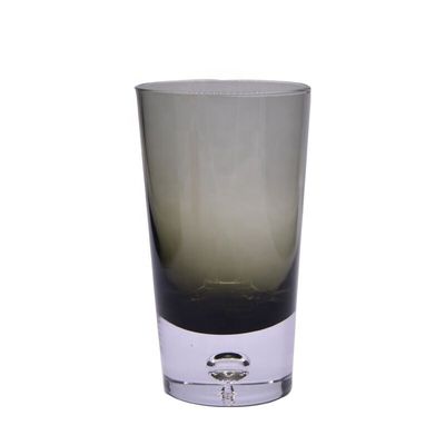 गुणवत्ता Grey Color Air Bubble Bottom Unique Cocktail Glasses . Bohemian Drinking Glasses फैक्टरी