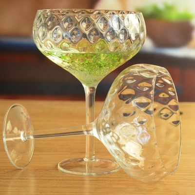 गुणवत्ता Optical Pineapple Shape Giant Crystal Cocktail Glasses फैक्टरी