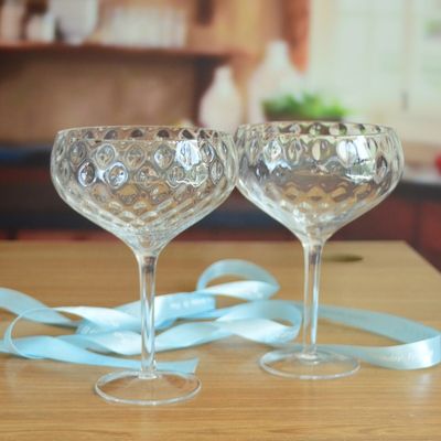 गुणवत्ता Optical Pineapple Shape Giant Crystal Cocktail Glasses फैक्टरी
