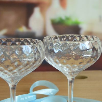 गुणवत्ता Optical Pineapple Shape Giant Crystal Cocktail Glasses फैक्टरी