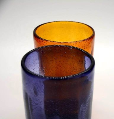 गुणवत्ता Round Thicker Wall Mexican Bubble Crystal Cocktail Glasses फैक्टरी