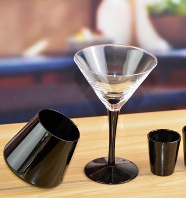 गुणवत्ता Whole Set Heavy Stout Stemed Crystal Cocktail Glasses , Vintage Martini Glasses फैक्टरी