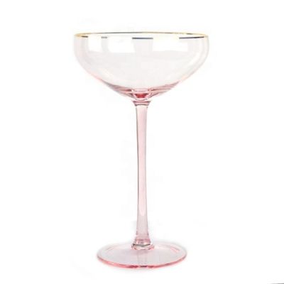 गुणवत्ता Pink Crystal Cocktail Glasses फैक्टरी