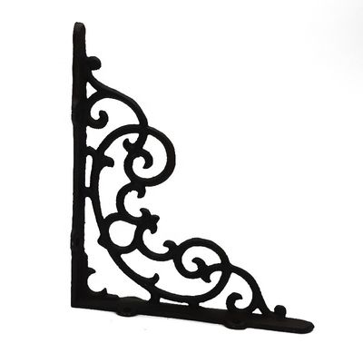 गुणवत्ता Vintage Classic Pattern Cast Iron Shelf Bracket For Shop फैक्टरी
