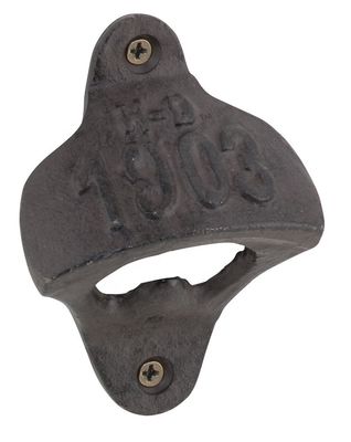 गुणवत्ता Wall Mount Iron Bottle Opener Cast Iron Crafts For Bar Club फैक्टरी