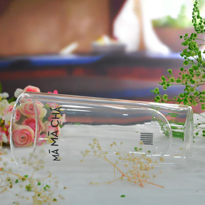 गुणवत्ता Double Wall Heat Resistant Round Tall Tumbler Glass फैक्टरी