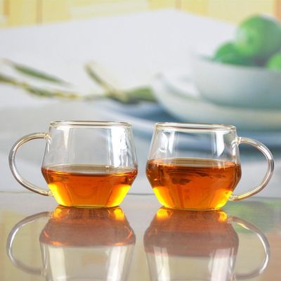 गुणवत्ता Borosilicate Heat Resistant Tea Glass Mug With Handle फैक्टरी