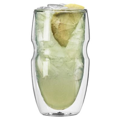 गुणवत्ता Personalize Borosilicate Double Wall Tumbler Drinking Glasses फैक्टरी