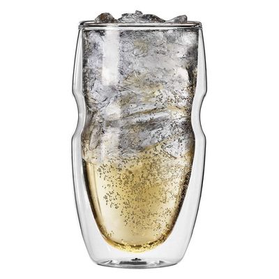 गुणवत्ता Personalize Borosilicate Double Wall Tumbler Drinking Glasses फैक्टरी