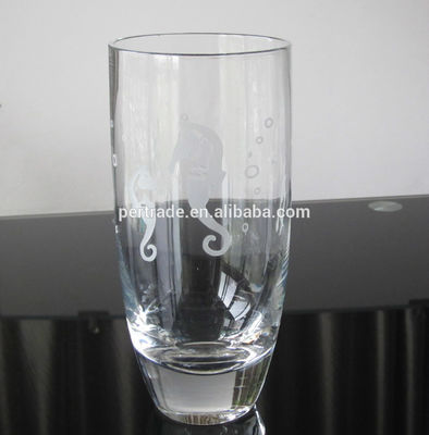 गुणवत्ता Heavy Duty Tumbler Drinking Glasses With Decorated Pattern फैक्टरी