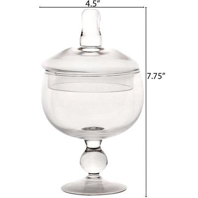 गुणवत्ता Multipurpose Set Of 3 Clear Glass Jars For Kitchen फैक्टरी