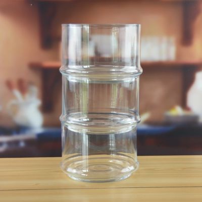 गुणवत्ता Stackable 3 Layers Tower Shaped Glass Storage Jars फैक्टरी