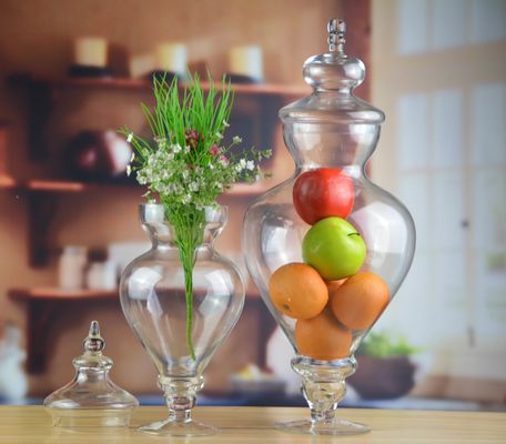 गुणवत्ता Bird Handle Glass Canister With Lid फैक्टरी