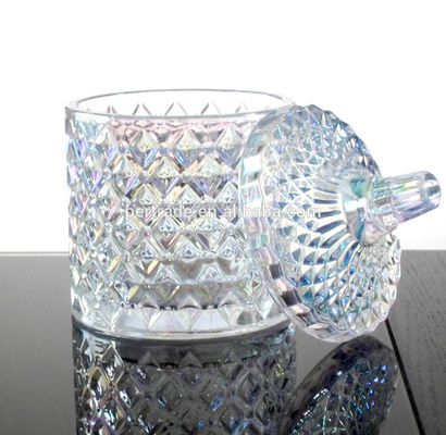 गुणवत्ता Glass Storage Jars With Lid For Wax फैक्टरी