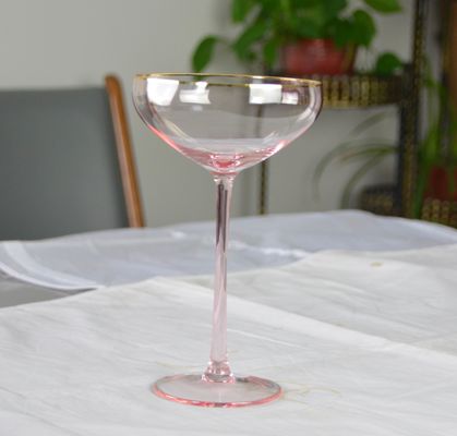 गुणवत्ता Pink Crystal Cocktail Glasses फैक्टरी