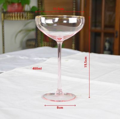 गुणवत्ता Pink Crystal Cocktail Glasses फैक्टरी