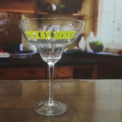 गुणवत्ता LFGB 850ml Margarita Giant Crystal Cocktail Glasses फैक्टरी