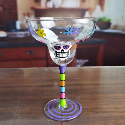 गुणवत्ता Halloween Margarita Glass 12Oz Crystal Cocktail Glasses फैक्टरी