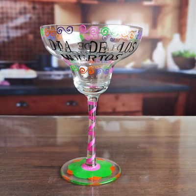 गुणवत्ता Halloween Margarita Glass 12Oz Crystal Cocktail Glasses फैक्टरी