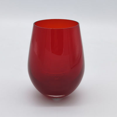 गुणवत्ता Lead Free Stemless Crystal Wine Glass Handblown 550ml फैक्टरी