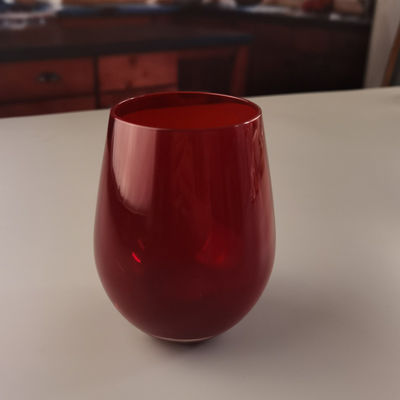 गुणवत्ता Lead Free Stemless Crystal Wine Glass Handblown 550ml फैक्टरी